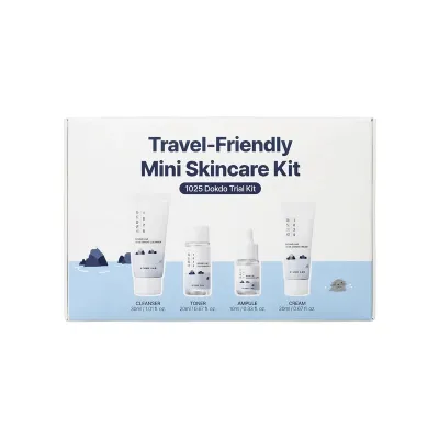 1025 Dokdo Trial KIT(Cleanser 30ml + Toner 20ml + Ampule 10ml + Cream Набор Round Lab 1025 Dokdo
