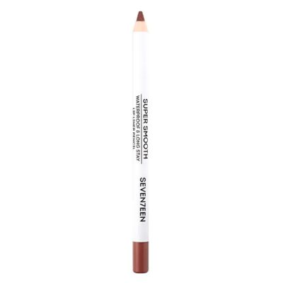 Seventeen Карандаш для губ тон 29 водостойкий с витамином Е Super Smooth W/P Lip Liner кофе мокко