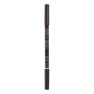 Soft Line Waterproof EYE Pencil No 24 - Black Prune Карандаш для глаз водостойкий Softline Eye Pencil Waterproof, тон 24 чернослив