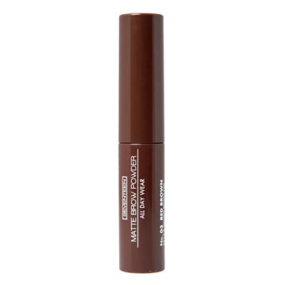 Тени-пудра для бровей с матовым эффектом Matte Brow Powder ALL DAY Wear т.03 кр.коричневый