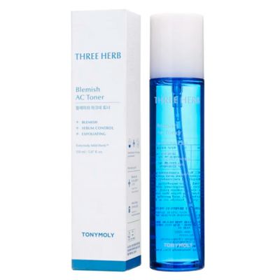 *Tony Moly Тонер для лица Three-herb Blemish AC Toner