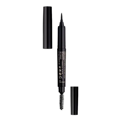 Brow Wizard Tattoo PEN No 3 Drak Brown Фломастер-подводка для бровей Brow Wizard Tattoo Pen, тон 03 темно-коричневый