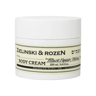 Body cream in a jar Black pepper, Vetiver, Neroli, Amber Bankadagi tana kremi Qora qalampir, Vetiver, Neroli, Ambra 200 ml
