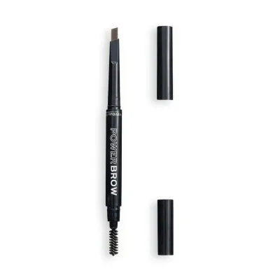 RELOVEREVOLUTION КОНТУРНЫЙ КАРАНДАШ СО ЩЕТОЧКОЙ POWER BROW Brown