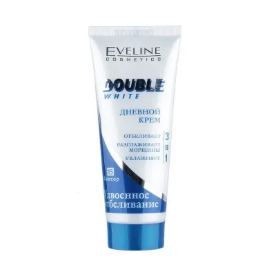 Крем для лица Eveline Double White дневной 3в1 75мл