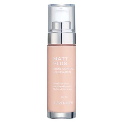 Seventeen Тональный крем матирующий Matt Plus Shine Control FOUNDATION, тон 00, светлый фарфор