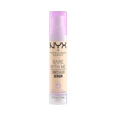 NYX PM Ухаживающая сыворотка-консилер для лица и тела Bare With ME, оттенок 01, BEIGE, 9.6 мл