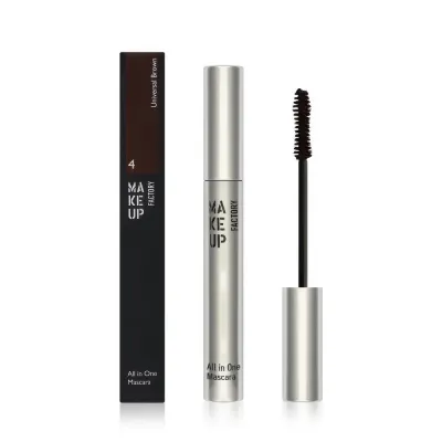 Комбинированная тушь для ресниц All In One Mascara тон 04 коричневый