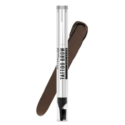 *Maybelline Карандаш для бровей с эффектом ламинирования Tattoo Brow Lift, 04, оттенок темно-коричневый