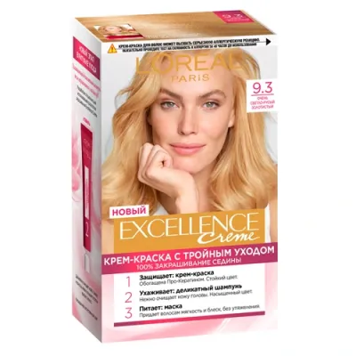 L'Oreal EXCELLENCE Creme Краска для волос тон 9.3 Светло-русый золотистый