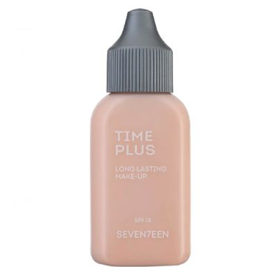 Seventeen Uzoq muddat ta'sir qiluvchi tonal krem t.1 TIME PLUS LONGLASTING MAKE UP Farfor rang