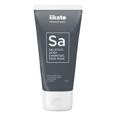 Salicilic Acid+Charcoal Face mask маска для лица от черных точек с салициловой кислотой и углем, 50мл