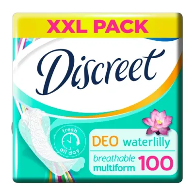 DISCREET Liners Deo Water Lily  прокладки 100шт