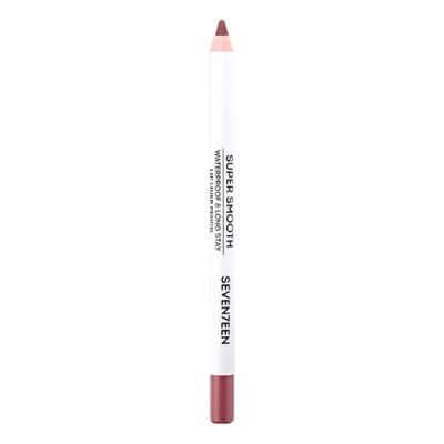 Seventeen Карандаш для губ тон 08 водостойкий с витамином Е Super Smooth W/P Lip Liner Клюква