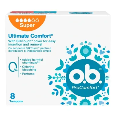 o.b.® Тампоны ProComfort супер 8 шт