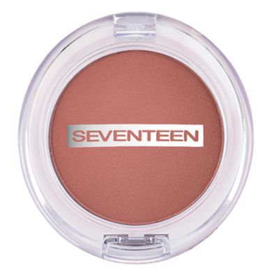 Seventeen Румяна тон 14 матовые шелковистые компактные сливочно-коричневый