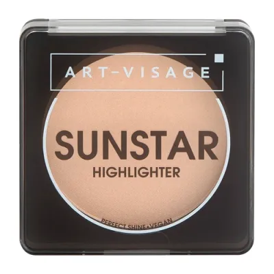 Art Visage Хайлайтер пудровый SUNSTAR 101 white gold