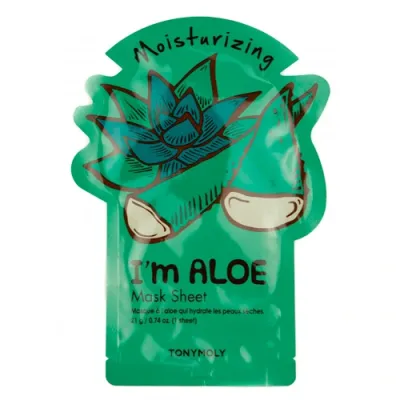 Tony Moly Маска для лица I'M ALOE MASK SHEET – MOISTURIZING