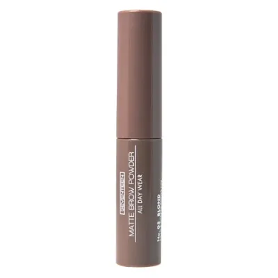 Seventeen Cosmetics Seventeen Тени-пудра для бровей с матовым эффектом Matte Brow Powder ALL DAY Wear тон 05 миндаль