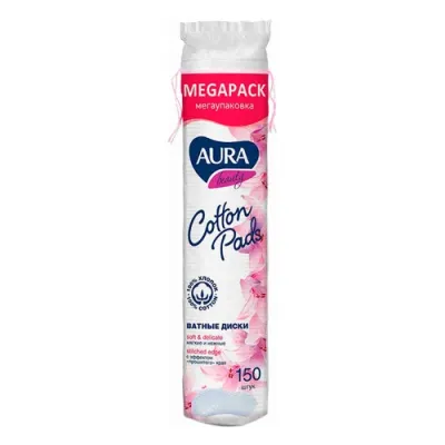 AURA Ватные диски 150шт