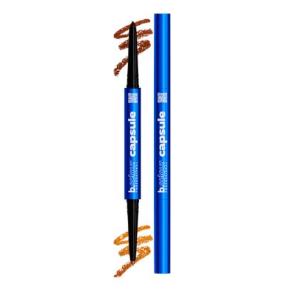 B.COLOUR PRO Capsule Карандаш для глаз с шиммером smoky eyes 2в1 / 04 Rich bronze,1*0,1 г, 1*0,2г
