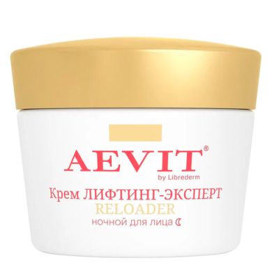Aevit BY LIBREDERM крем лифтинг-эксперт регенерирующий уход против морщин ночной Reloader 45+ 50 мл