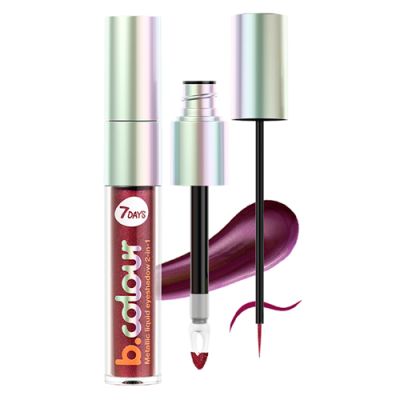 B.COLOUR Жидкие тени для век с эффектом металлик / 07 Plum, 3,3 мл
