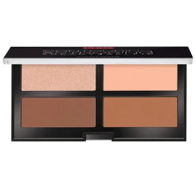 Pupa Набор для скульптурирования лица Contouring & Strobing Palette тон 03 Темная кожа