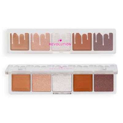 I HEART KO'Z QOVOG'I SOYALARI PALETKASI MINI CHOCOLATE SHADOW PALETTE White Vanilla Cream