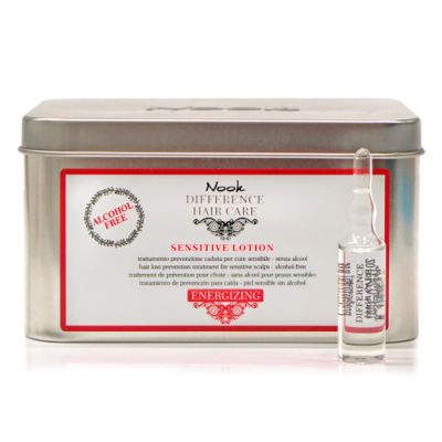 NOOK Sezgir teri uchun spirtsiz, sochlar to'kilishiga qarshi losyon ph 5,2 12 x 7 ml