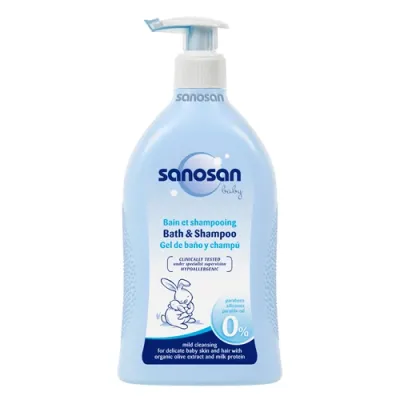 Sanosan Baby Гель-шампунь  2в1 0м+ 500 мл