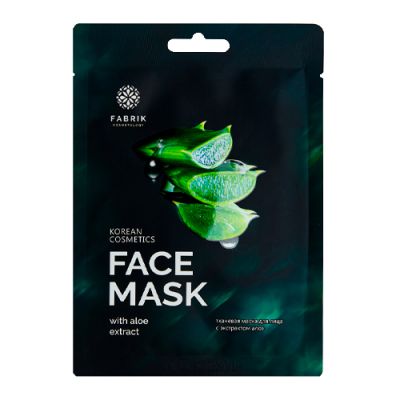Cosmetology Маска FK для лица тканевая с экстрактом алоэ