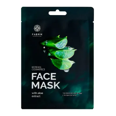 Cosmetology Маска FK для лица тканевая с экстрактом алоэ
