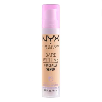 NYX Ухаживающая сыворотка-консилер для лица и тела Bare With ME, оттенок 04, BEIGE, 9.6 мл