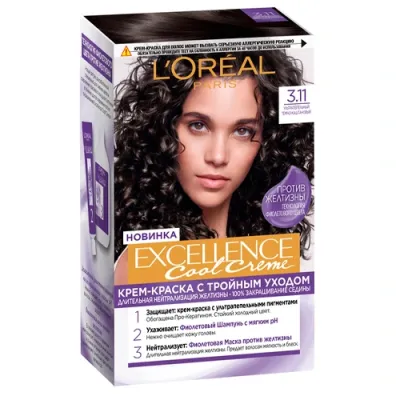 L'Oreal EXCELLENCE L'oreal  EXCELLENCE Краска для волос №3.11 Темно-Кашт-ый