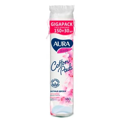AURA Ватные диски, 180 шт