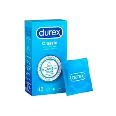 Durex презервативы Classic классические, 12 шт