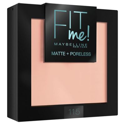 Fit Me  Пудра для лица, матирующая, скрывающая поры, оттенок 115, Слоновая кость