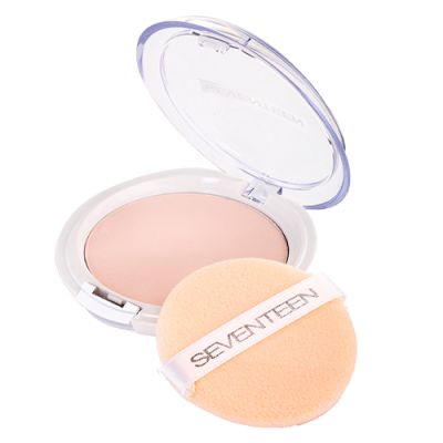 Seventeen Компактная шелковая пудра для лица тон 01 Natural Glow Silky Powder Полупрозрачный