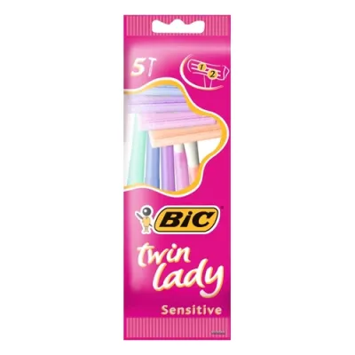 Bic Бритвенный станок Twin Lady пачка 5 шт