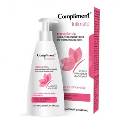 Intimate Мягкий гель для интимной гигиены для чувствительной кожи, 250мл