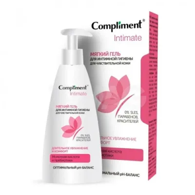 Intimate Мягкий гель для интимной гигиены для чувствительной кожи, 250мл