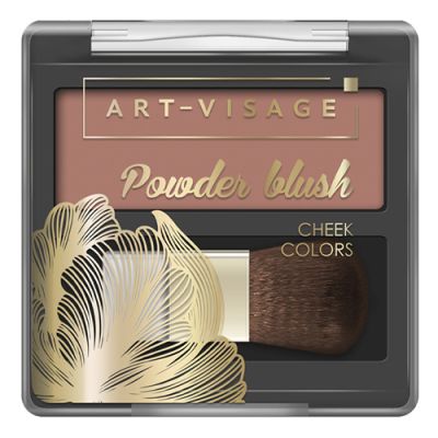 Румяна компактные с кисточкой POWDER BLUSH 304 sunset