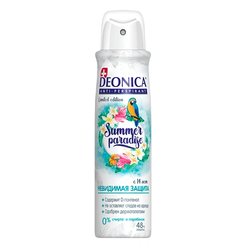 DEONICA Антиперспиранты Summer Paradise 150 мл