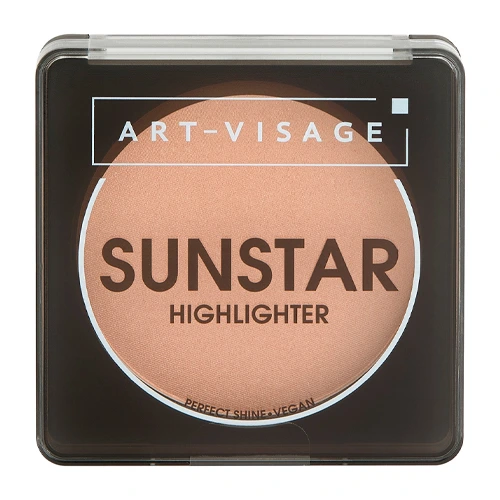 Art Visage Хайлайтер пудровый SUNSTAR 102 peach beige