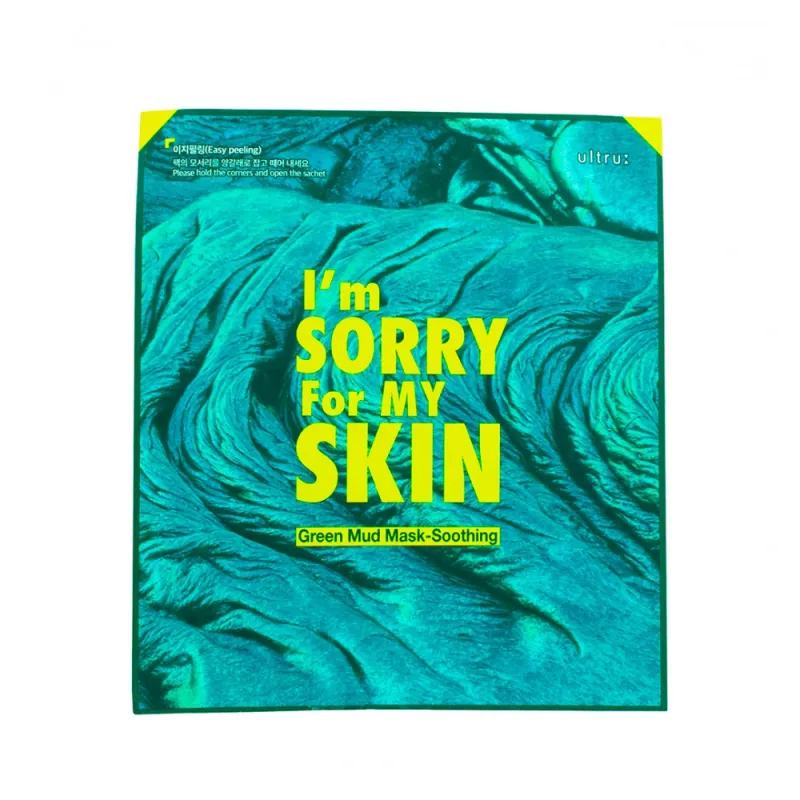 I'm Sorry for my Skin Green Mud Mask - Soothing Маска для лица