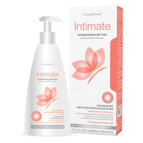Compliment Intimate Гель для интимной гигиены с пребиотиками 250 мл
