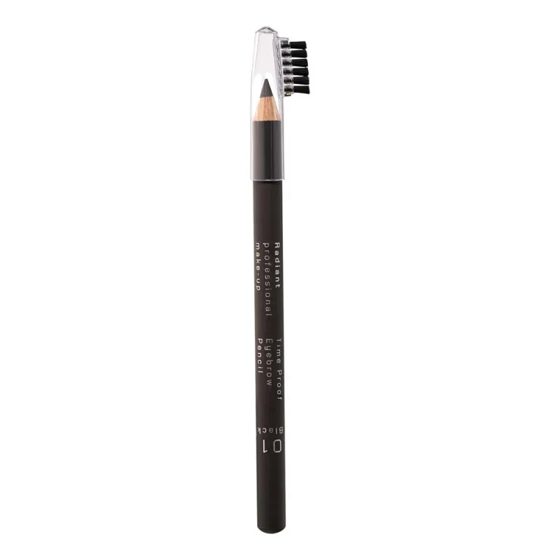 RADIANT Time Proof Eyebrow Pencil No 1 - Black Карандаш для бровей Time Proof Eyebrow Pencil, тон 1 черный