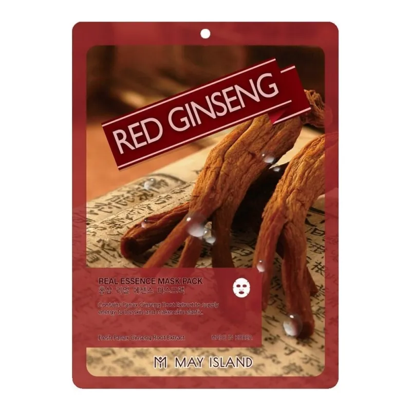 May Island Real Essense Red Ginseng Mask Pack
