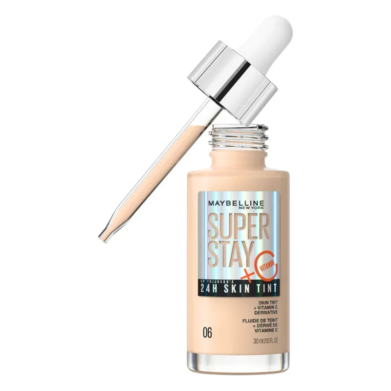 Maybelline Стойкая тональная сыворотка Super Stay 24Ч с витамином С, тон 06 — 2
